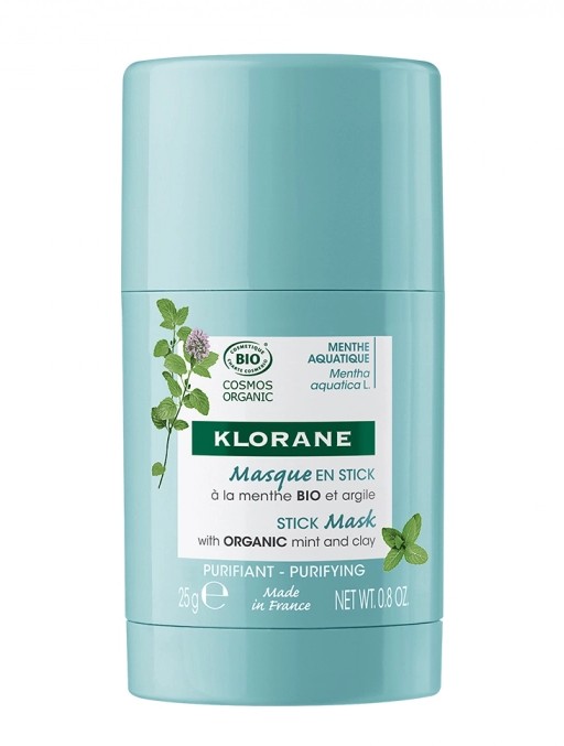 Klorane Masque en Stick à la Menthe Aquatique Bio 25g
